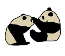 Melancholy  Panda sticker #1519647