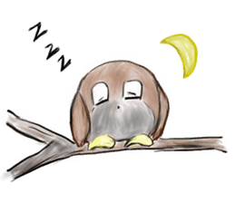 an owl family sticker #1520528