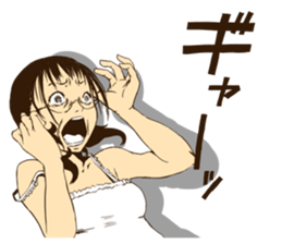 MEGANE_GIRL ver1.1 sticker #1520992