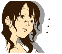 MEGANE_GIRL ver1.1 sticker #1520994