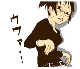 MEGANE_GIRL ver1.1 sticker #1521004