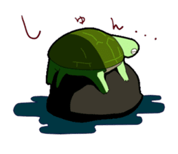 sticker of cute turtle sticker #1521206