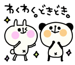 Winter of Pippi and white animals. sticker #1521402