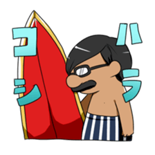 Surf ossan sticker #1521580