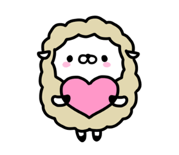 Cute sheep!! sticker #1521654