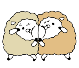 Cute sheep!! sticker #1521660