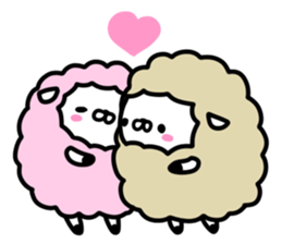 Cute sheep!! sticker #1521666