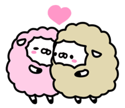 Cute sheep!! sticker #1521666
