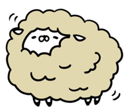 Cute sheep!! sticker #1521667