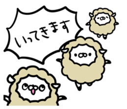 Cute sheep!! sticker #1521669