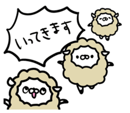 Cute sheep!! sticker #1521669