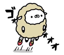 Cute sheep!! sticker #1521671