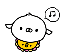 Cute sheep!! sticker #1521673