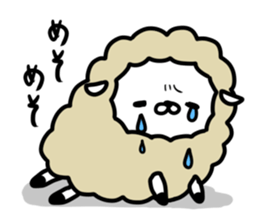 Cute sheep!! sticker #1521676