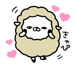 Cute sheep!! sticker #1521680