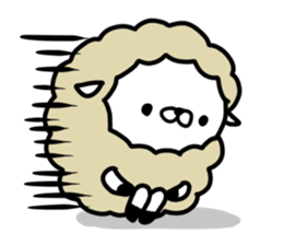 Cute sheep!! sticker #1521682
