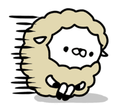 Cute sheep!! sticker #1521682