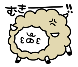 Cute sheep!! sticker #1521683