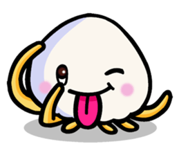 Parent-child cute jellyfish sticker #1523008