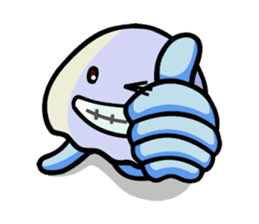 Parent-child cute jellyfish sticker #1523011