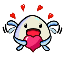 Parent-child cute jellyfish sticker #1523021