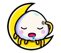 Parent-child cute jellyfish sticker #1523023