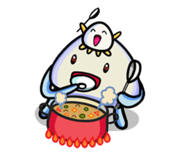 Parent-child cute jellyfish sticker #1523037