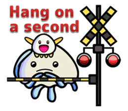 Parent-child cute jellyfish sticker #1523046