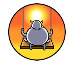 Parent-child cute jellyfish sticker #1523047