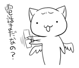 Bad angel cat of the language sticker #1523378