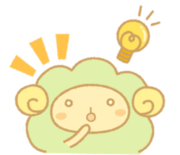 fuwa fuwa sheep sticker #1524063