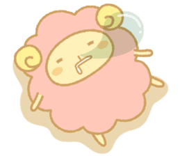 fuwa fuwa sheep sticker #1524080