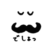 Mr. Mustache sticker #1524649