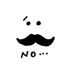 Mr. Mustache sticker #1524651