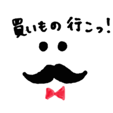 Mr. Mustache sticker #1524654