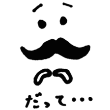 Mr. Mustache sticker #1524656