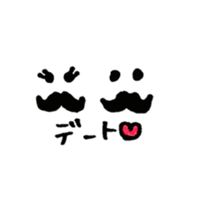 Mr. Mustache sticker #1524658