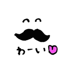 Mr. Mustache sticker #1524664