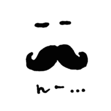 Mr. Mustache sticker #1524675