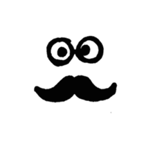 Mr. Mustache sticker #1524678