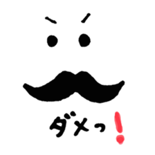 Mr. Mustache sticker #1524683