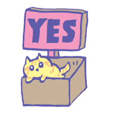 Cat in a box sticker #1524772