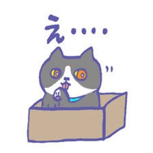 Cat in a box sticker #1524779