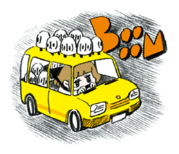 Mob and bobbed hair girl - part2 sticker #1525000