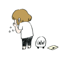 Mob and bobbed hair girl - part2 sticker #1525003