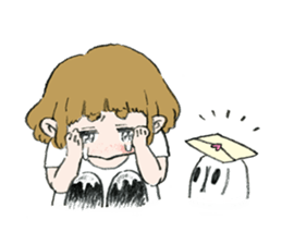 Mob and bobbed hair girl - part2 sticker #1525004