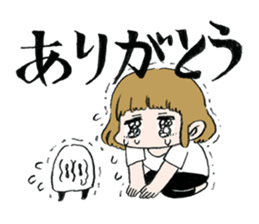 Mob and bobbed hair girl - part2 sticker #1525007