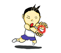 Katsuo  the fire sticker #1525153