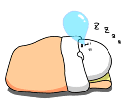 Cute roly poly egg sticker #1525331