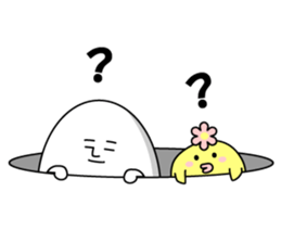 Cute roly poly egg sticker #1525334